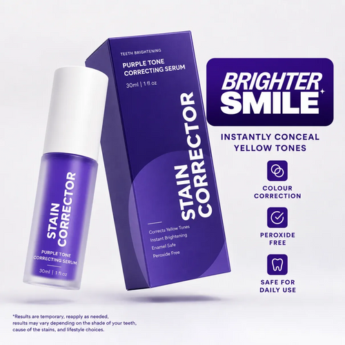 Purple Teeth Whitening Serum – Instant Color Correcting Smile Booster