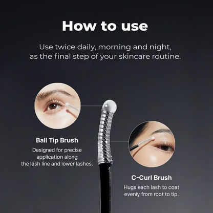 Essential Eyelash Growth Serum, Jumbo Size 0.5fl.oz - Safe & Gentle Lashes Care, Fuller, Thicker in 2 Weeks, Non-Prostaglandin, Hormone-free