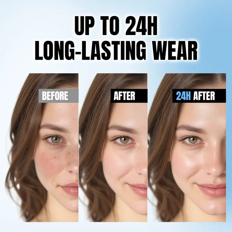 3-in-1 Concealer Cream Palette – Full Coverage, Brightening & Contouring
