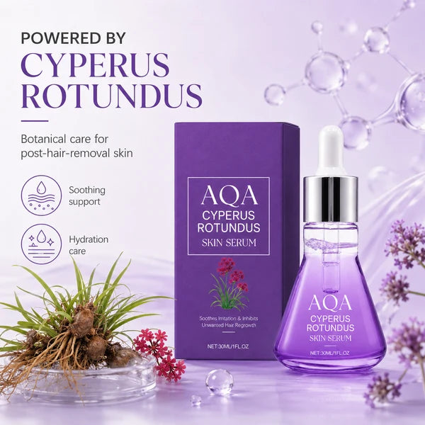 AQA Hair Removal Care Essence – Calm Skin, Smooth Longer, Post-Hair Removal Serum for Soothing, Hydration & Unwanted Hair Regrowth Care, 30ML