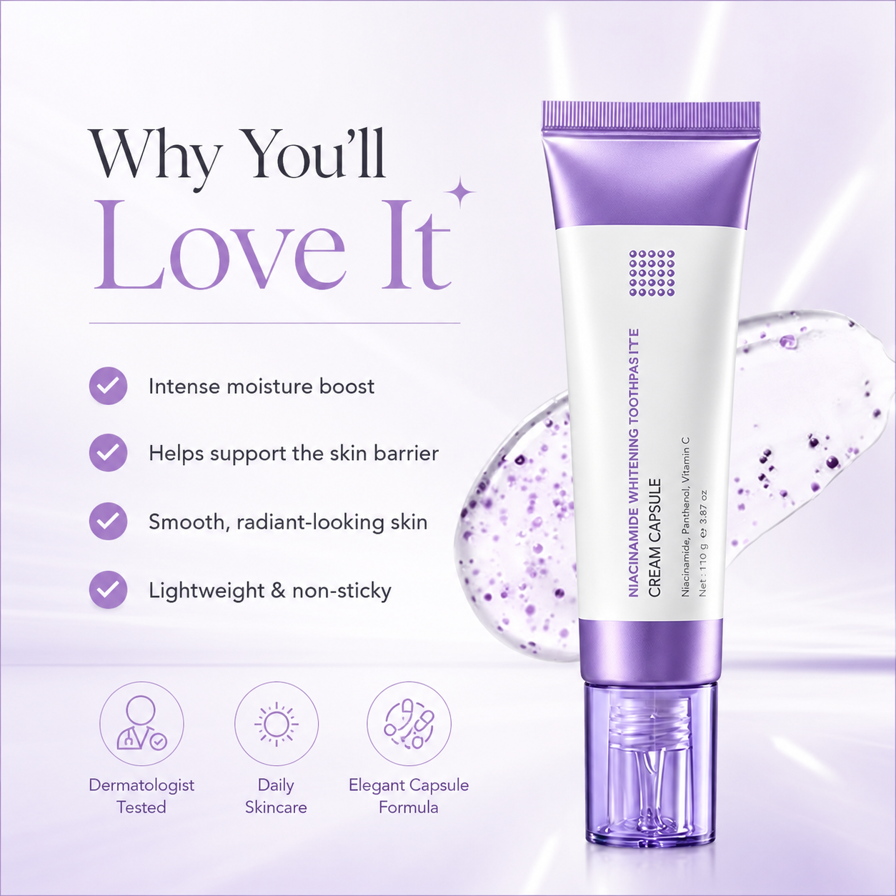 PDRN Capsule Cream – Deep Hydration & Firming Face Moisturizer