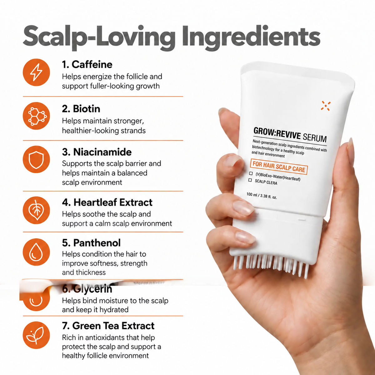 Advanced Hair Growth Serum for Thicker, Fuller-Looking Hair