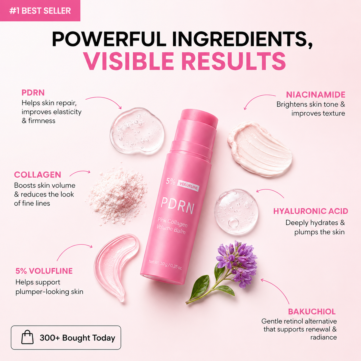 ✨PDRN Collagen Glow & Plump Balm Stick✨