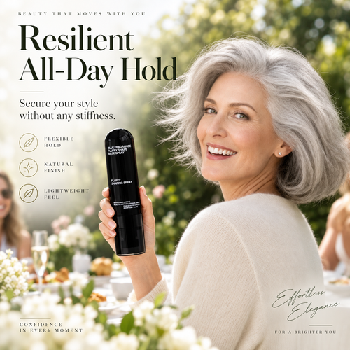 Peach-Scented Hair Volumizing Spray – Lightweight Bounce, Fuller-Looking Hair & Long-Lasting Hold