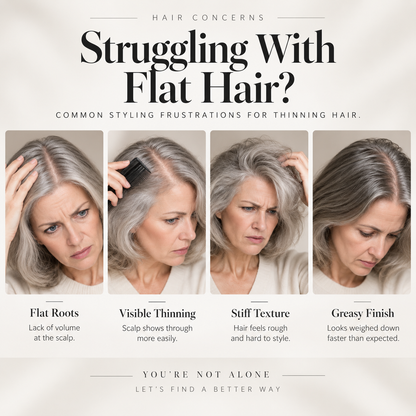 Peach-Scented Hair Volumizing Spray – Lightweight Bounce, Fuller-Looking Hair & Long-Lasting Hold