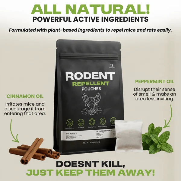 NESLEMY® Natural Rodent Repellent Pouches