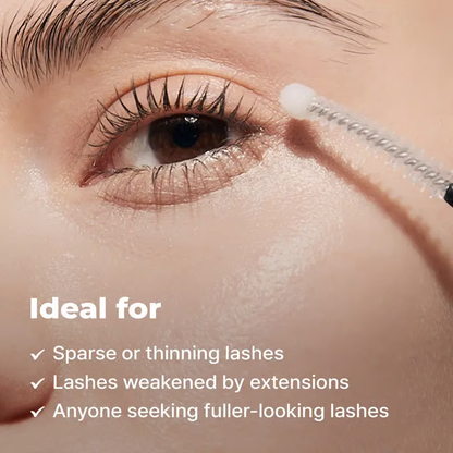 Essential Eyelash Growth Serum, Jumbo Size 0.5fl.oz - Safe & Gentle Lashes Care, Fuller, Thicker in 2 Weeks, Non-Prostaglandin, Hormone-free