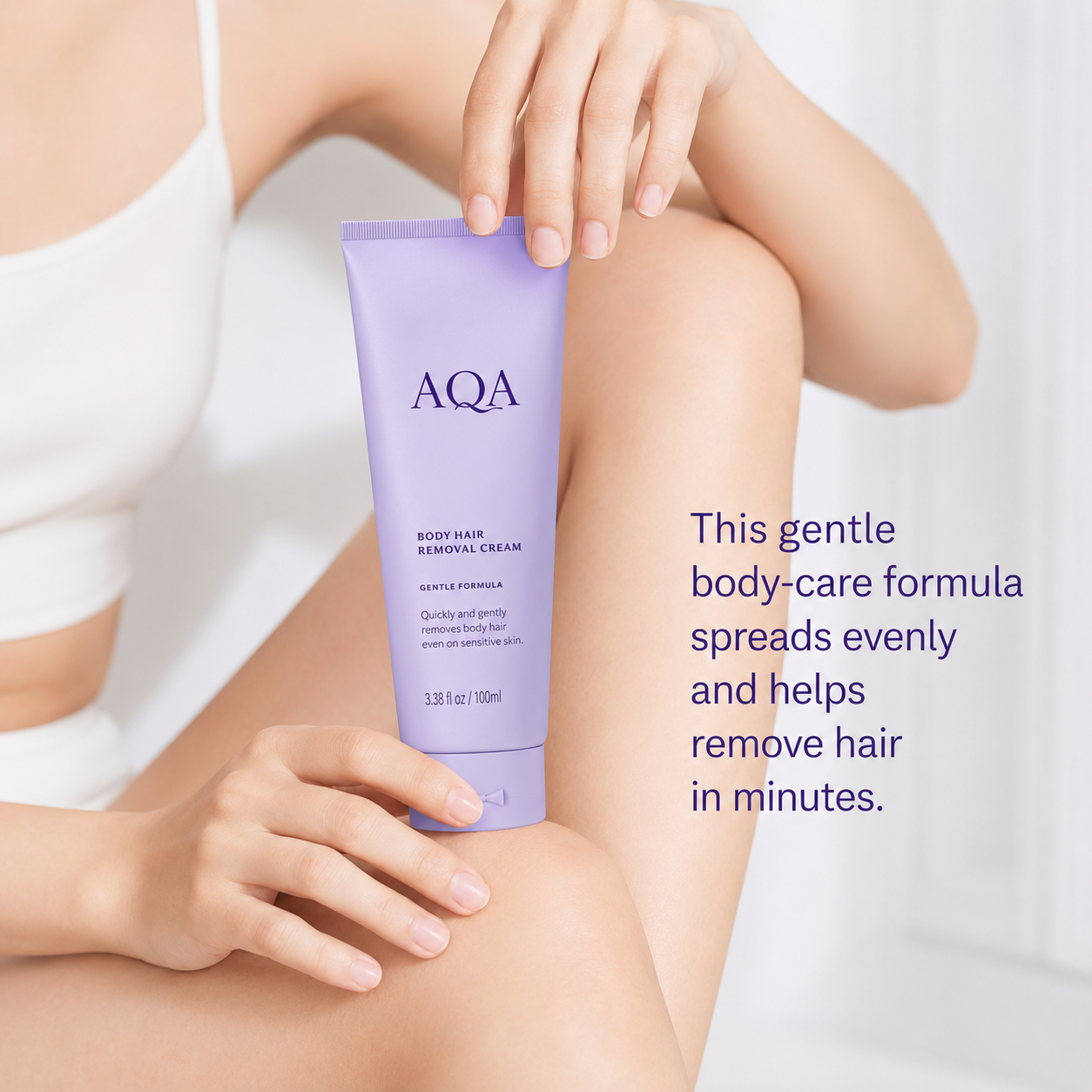 Body & Bikini Hair Removal Cream – Gentle for Sensitive Skin, For Men & Women