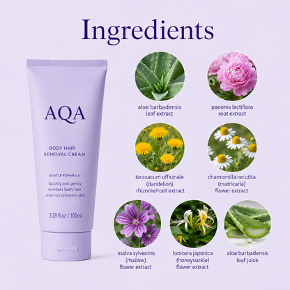 Body & Bikini Hair Removal Cream – Gentle for Sensitive Skin, For Men & Women